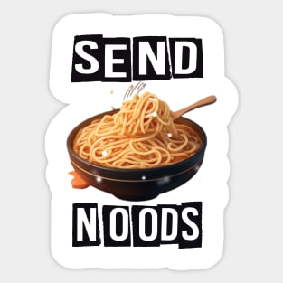 send noods Sticker